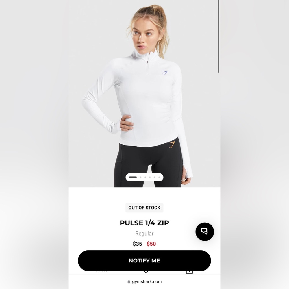 Gymshark Pulse 1/4 Zip